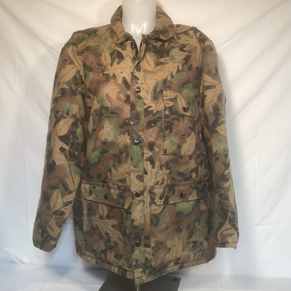 Gander Mountain Vintage Kelly Cooper Tru-Leaf Camo Jacket Women’s Size Large